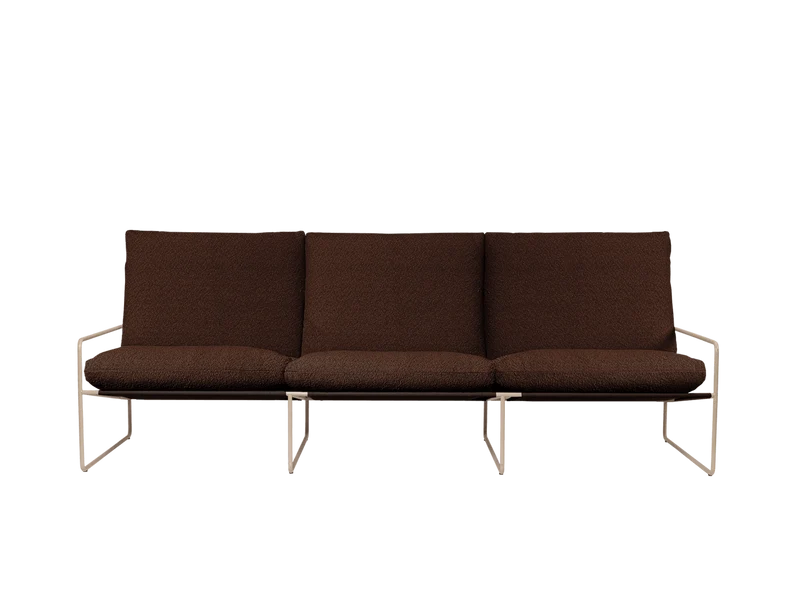 Desert 3-seater - Cashmere - Pure Bouclé - Chestnut