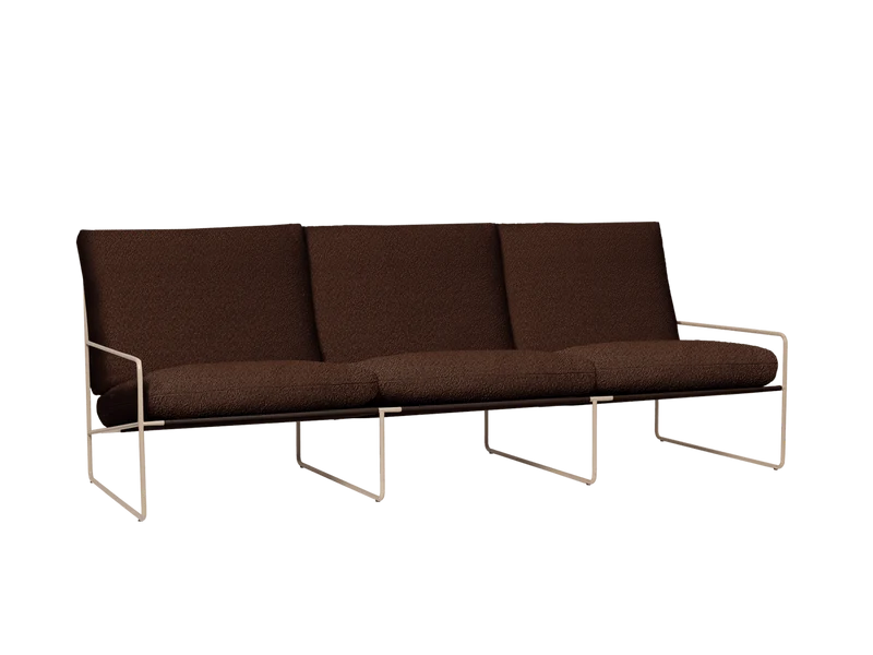Desert 3-seater - Cashmere - Pure Bouclé - Chestnut