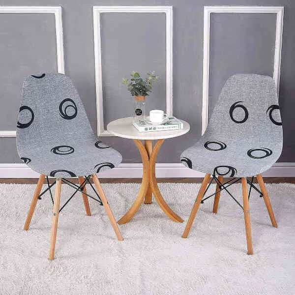 Housse de Chaise Scandinave - Eyes