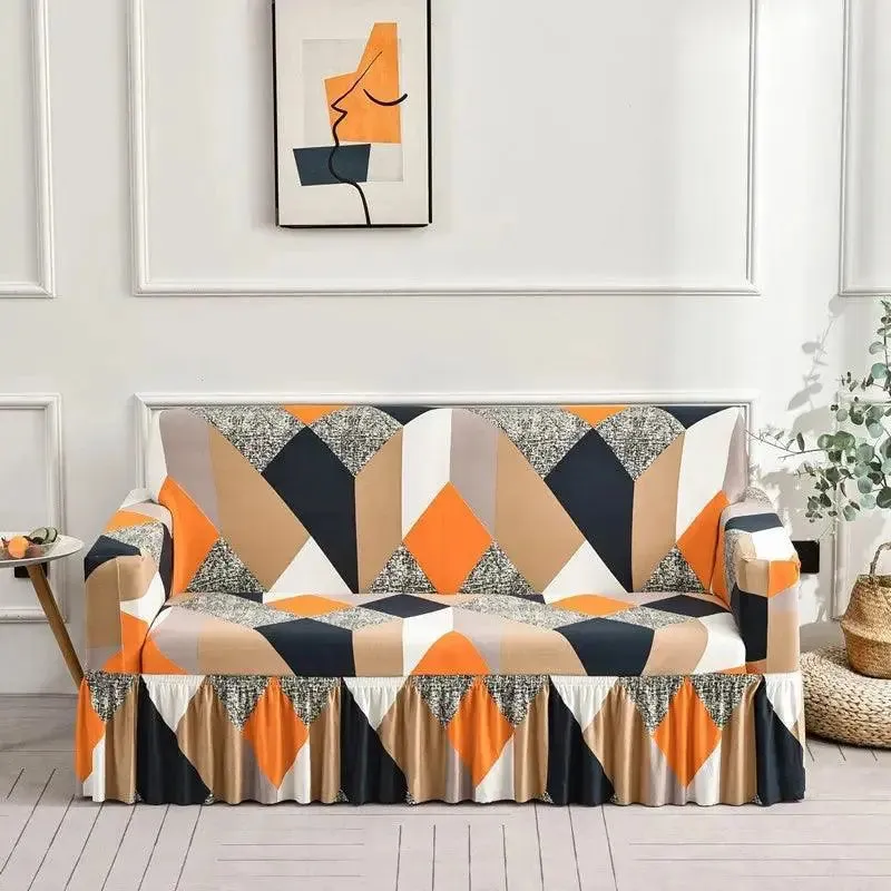 Jupe Hexagone - Housse de Canapé Extensible
