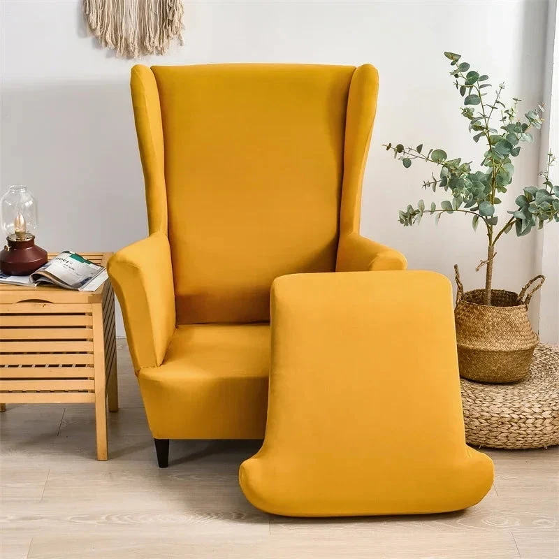 Housses pour fauteuil IKEA STRANDMON tissu lisse lycra couleurs unies