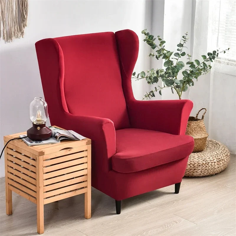 Housses pour fauteuil IKEA STRANDMON tissu lisse lycra couleurs unies