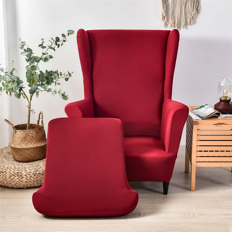 Housses pour fauteuil IKEA STRANDMON tissu lisse lycra couleurs unies