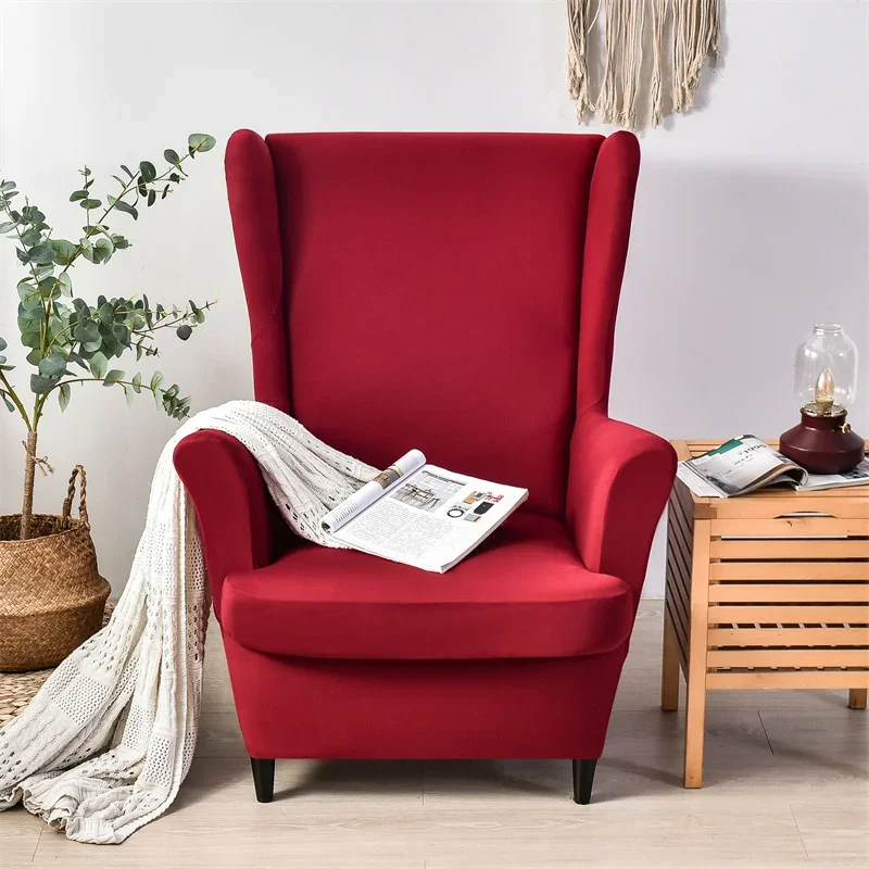 Housses pour fauteuil IKEA STRANDMON tissu lisse lycra couleurs unies