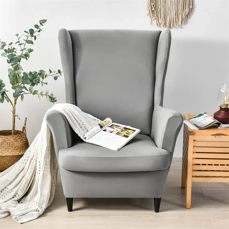 Housses pour fauteuil IKEA STRANDMON tissu lisse lycra couleurs unies