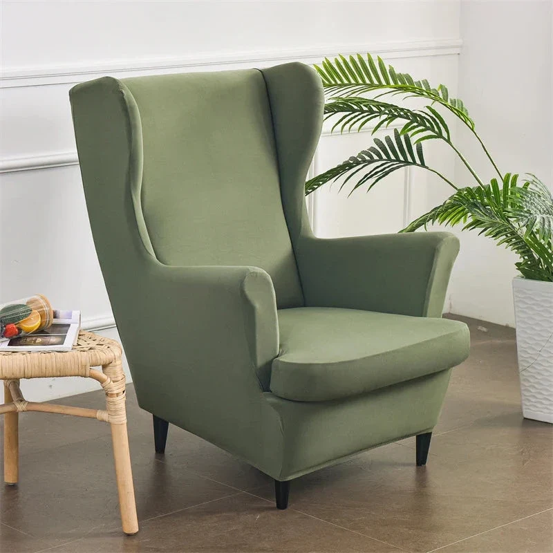 Housses pour fauteuil IKEA STRANDMON tissu lisse lycra couleurs unies