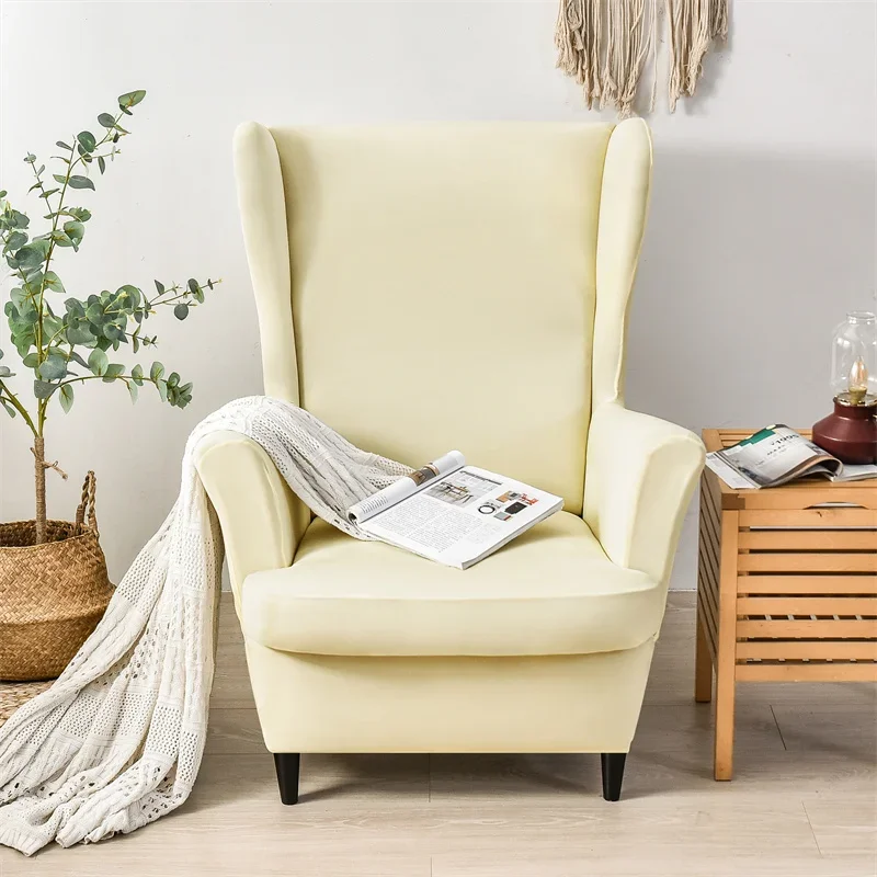 Housses pour fauteuil IKEA STRANDMON tissu lisse lycra couleurs unies