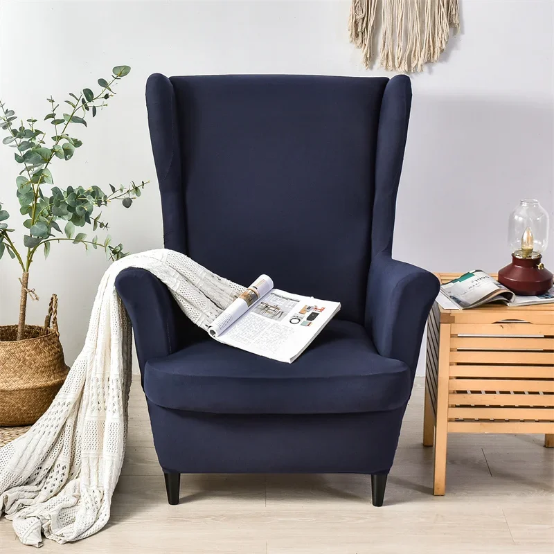 Housses pour fauteuil IKEA STRANDMON tissu lisse lycra couleurs unies