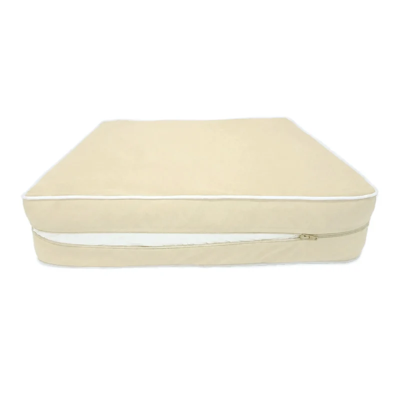 Ensemble Coussins Premium 50x50 Jaune Beurre - Épais 12cm & Finition Passepoil