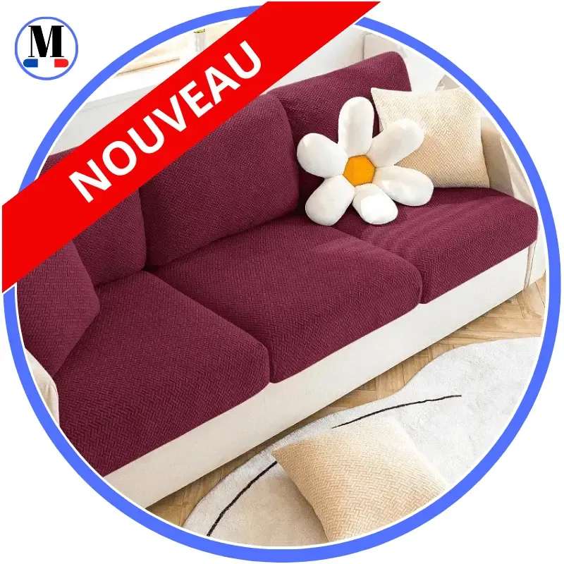 Housse Rouge Coussin D'assise & Dossier