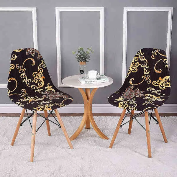 Housse de Chaise Scandinave - Golden