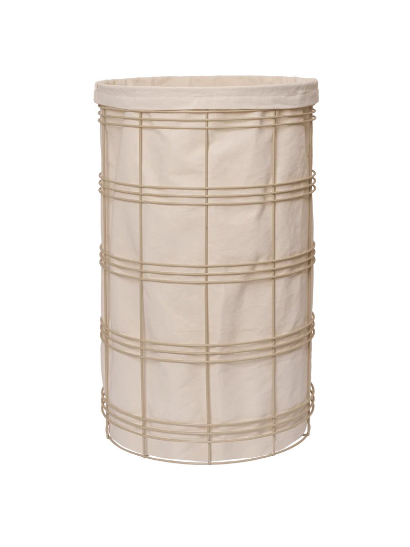 Fio Laundry Basket - Cashmere/Natural