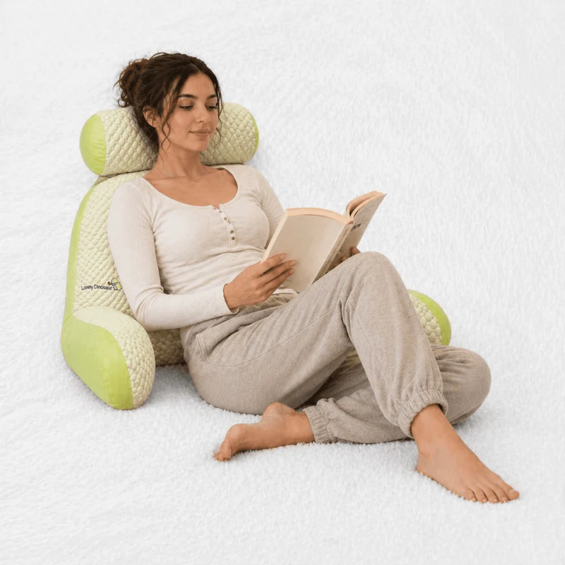 Coussin de Lecture Confort Dinosaure !