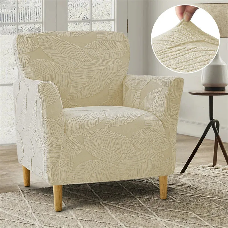 Housse de fauteuil club velours hibiscus nouveau modèle 2025