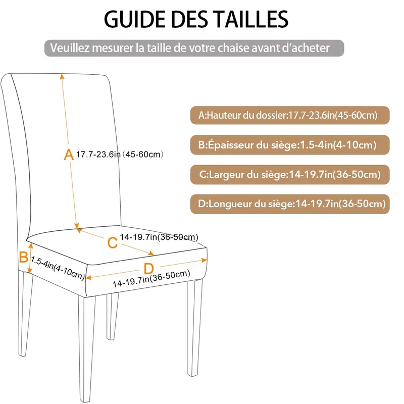 Housse de chaise de salle à manger spécial noël