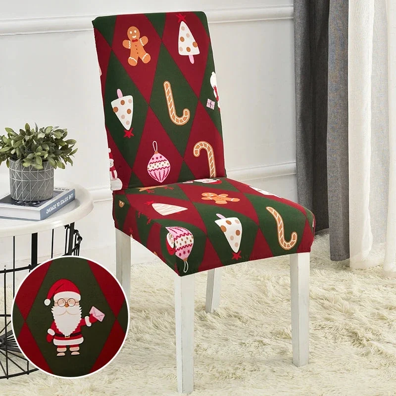 Housse de chaise de salle à manger spécial noël