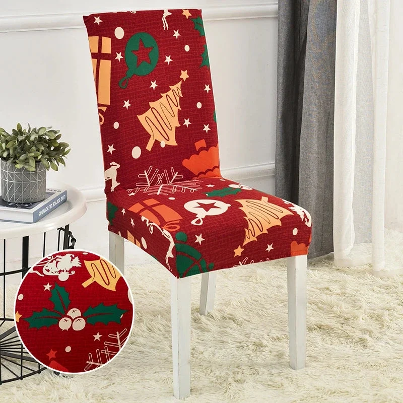 Housse de chaise de salle à manger spécial noël