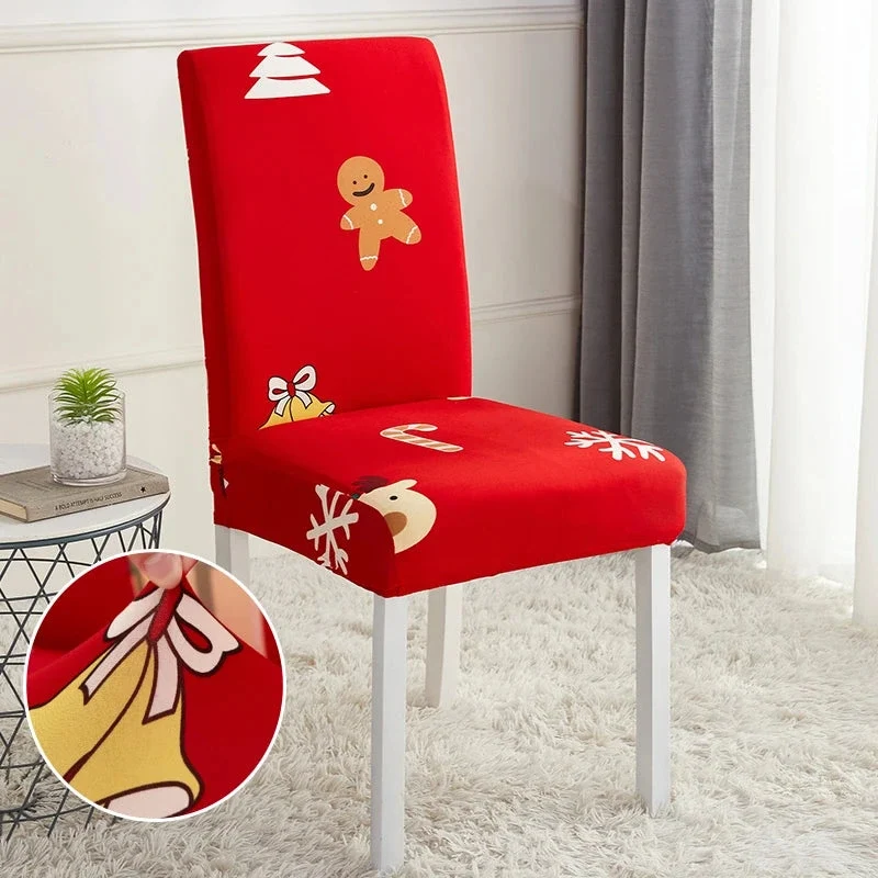 Housse de chaise de salle à manger spécial noël