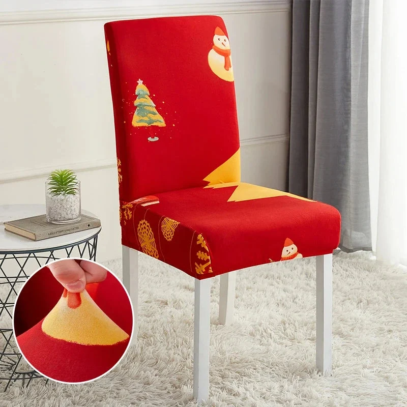 Housse de chaise de salle à manger spécial noël