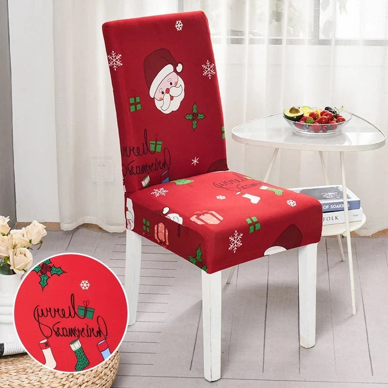 Housse de chaise de salle à manger spécial noël