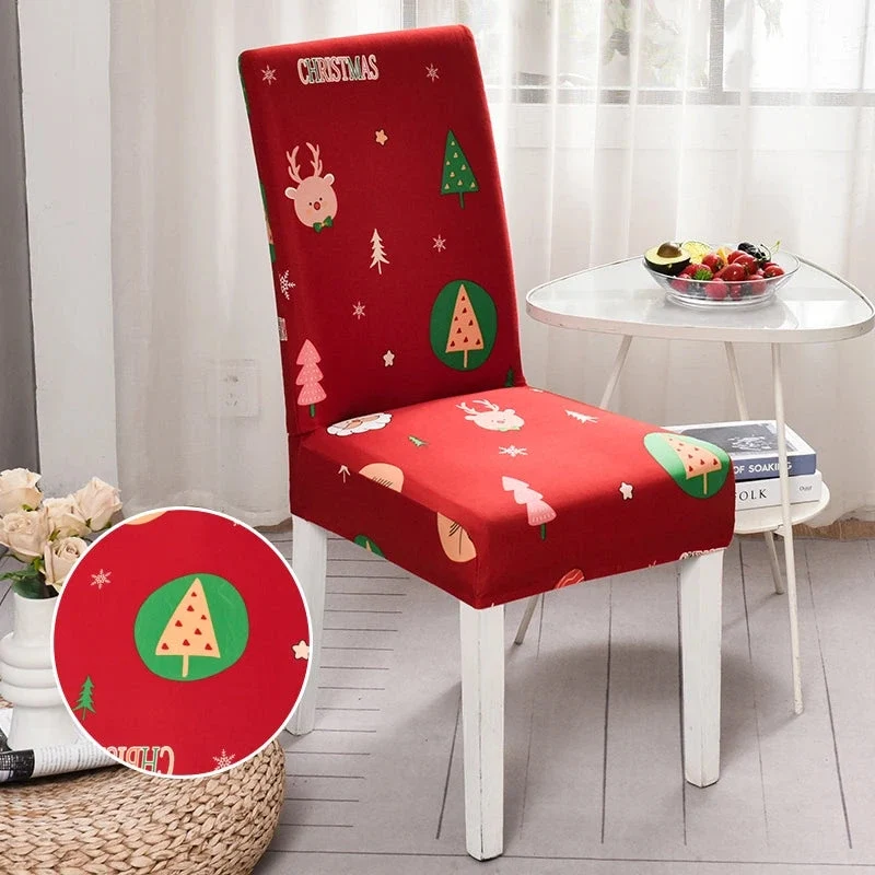Housse de chaise de salle à manger spécial noël