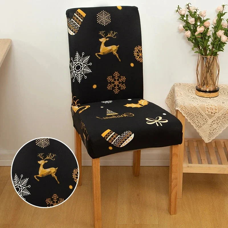 Housse de chaise de salle à manger spécial noël