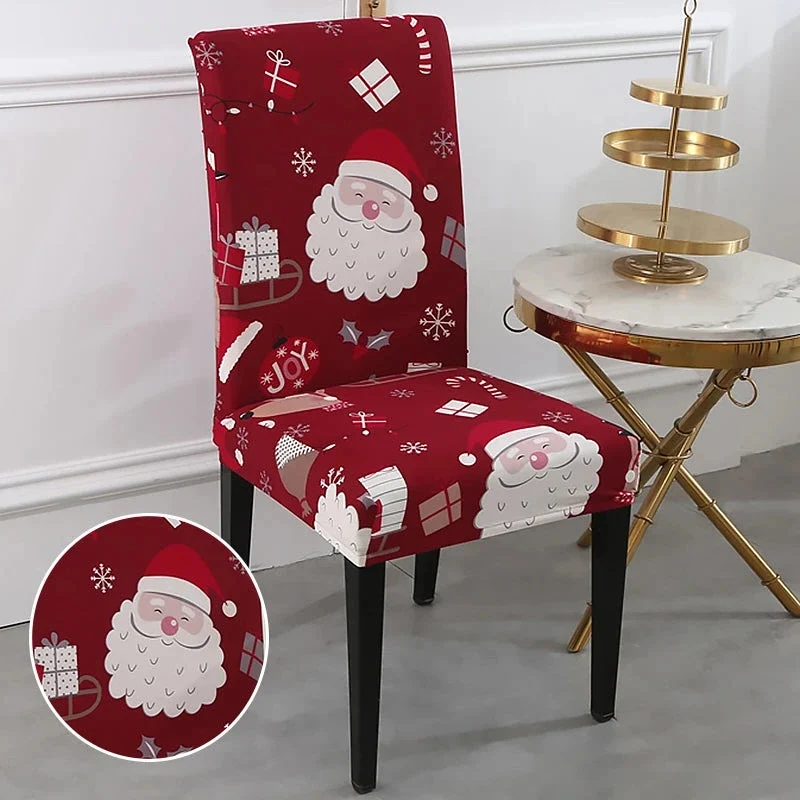 Housse de chaise de salle à manger spécial noël