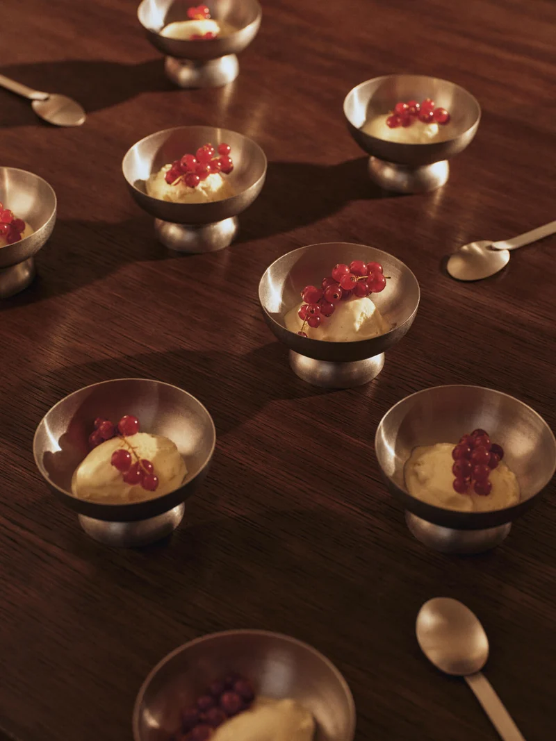 Tumbled Ice Cream Cup - Stainless Steel