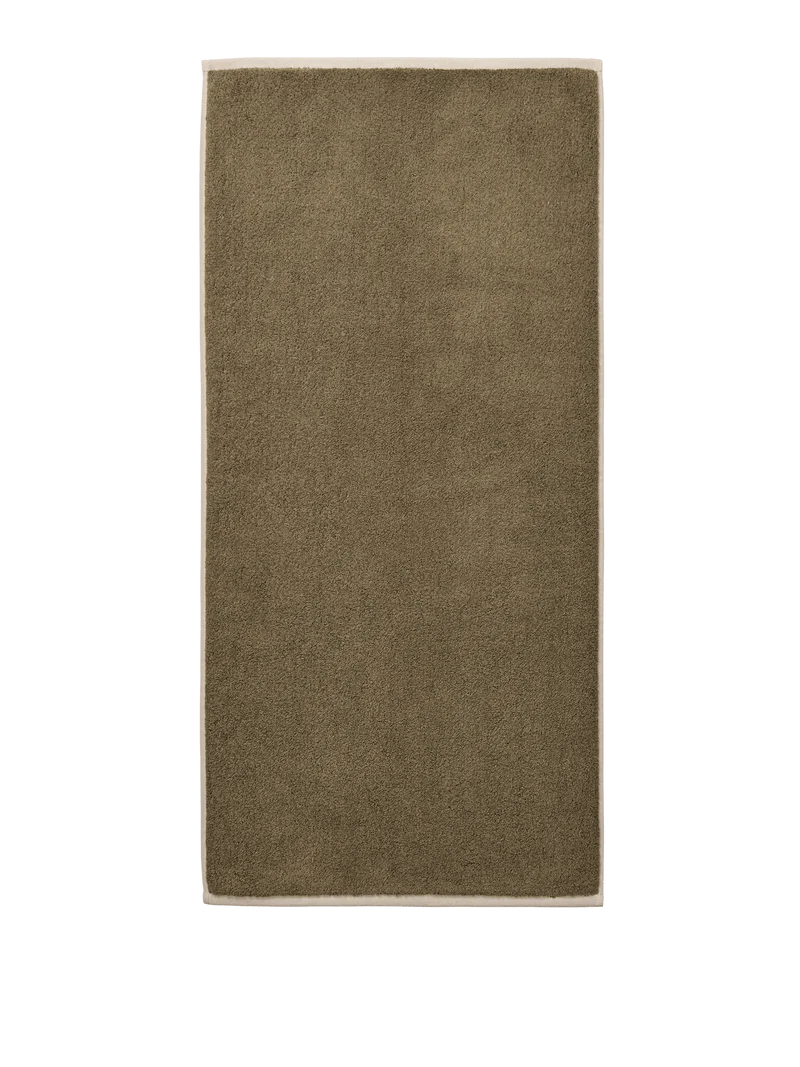 Ekko Bath Towel - Olive/Cashmere