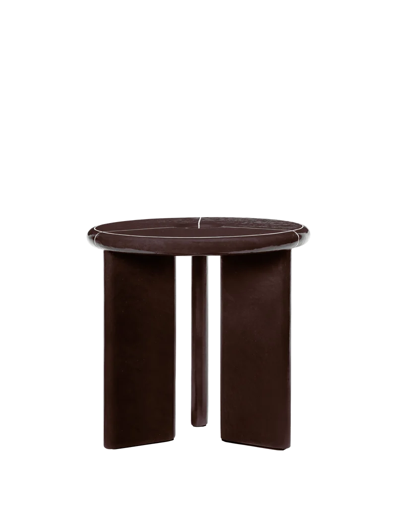 Deya Side Table - Chestnut Brown