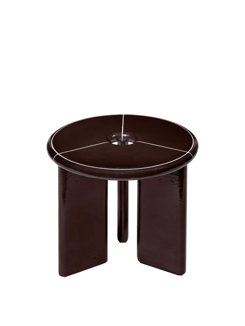 Deya Side Table - Chestnut Brown