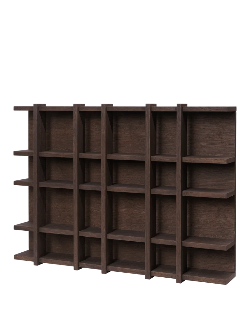 Tilem Shelf - 6x4 - Dark Stained Oak