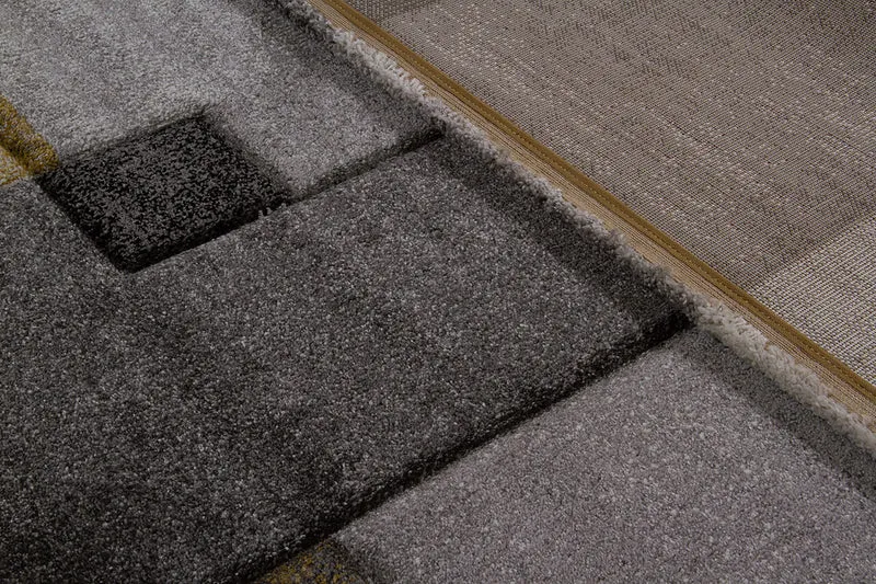 Tappeto Moderno Timelapse Grigio