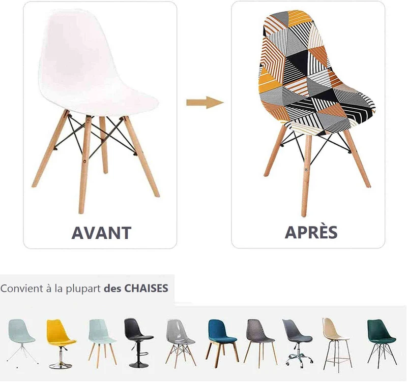 Housse de Chaise Scandinave - Moderna