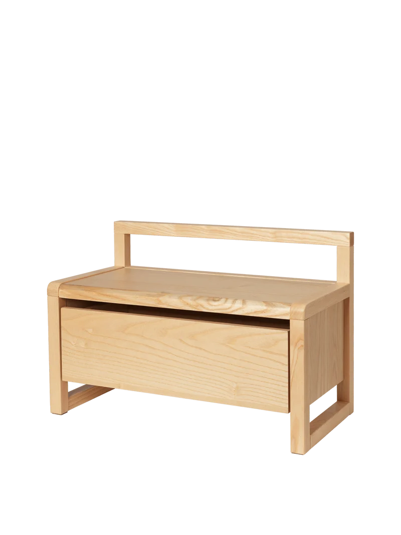 Little Architect Storage Bench - Ash