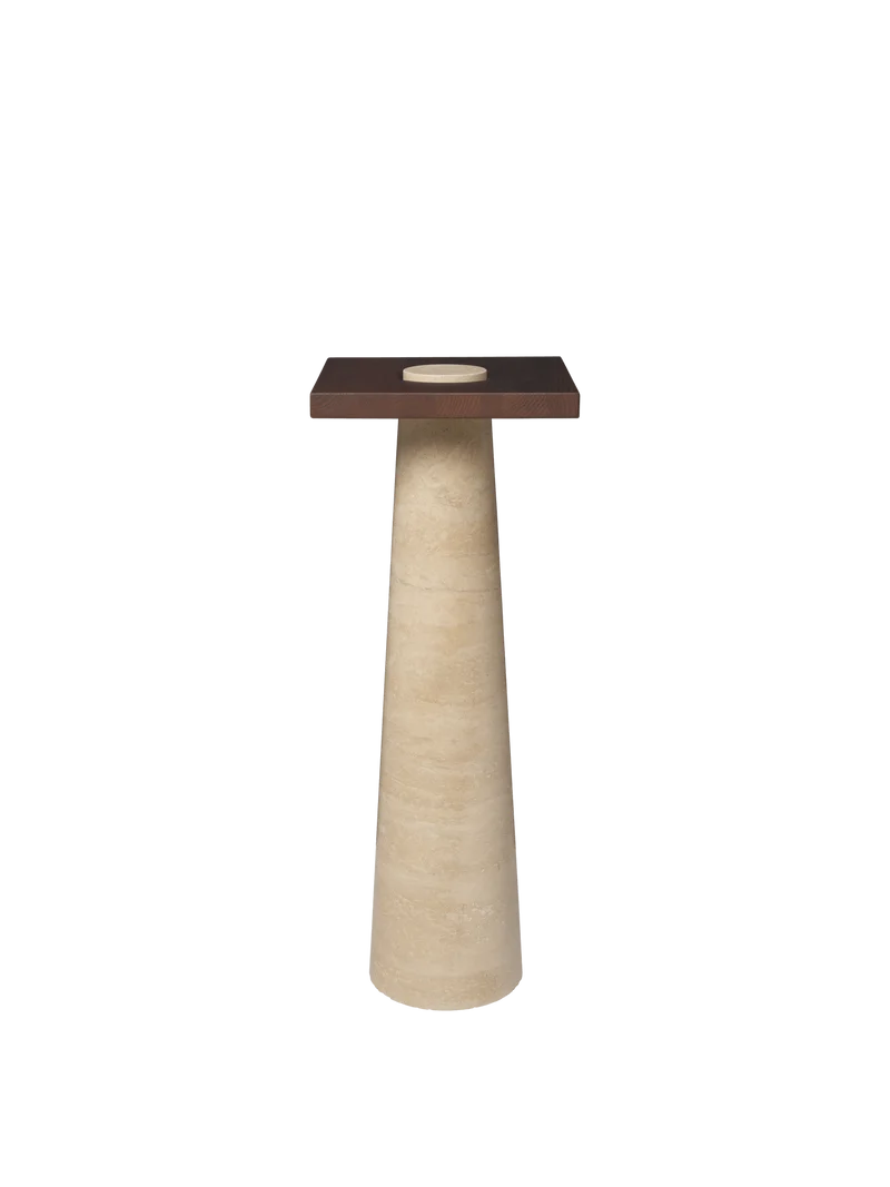 Grova Pedestal - Travertine