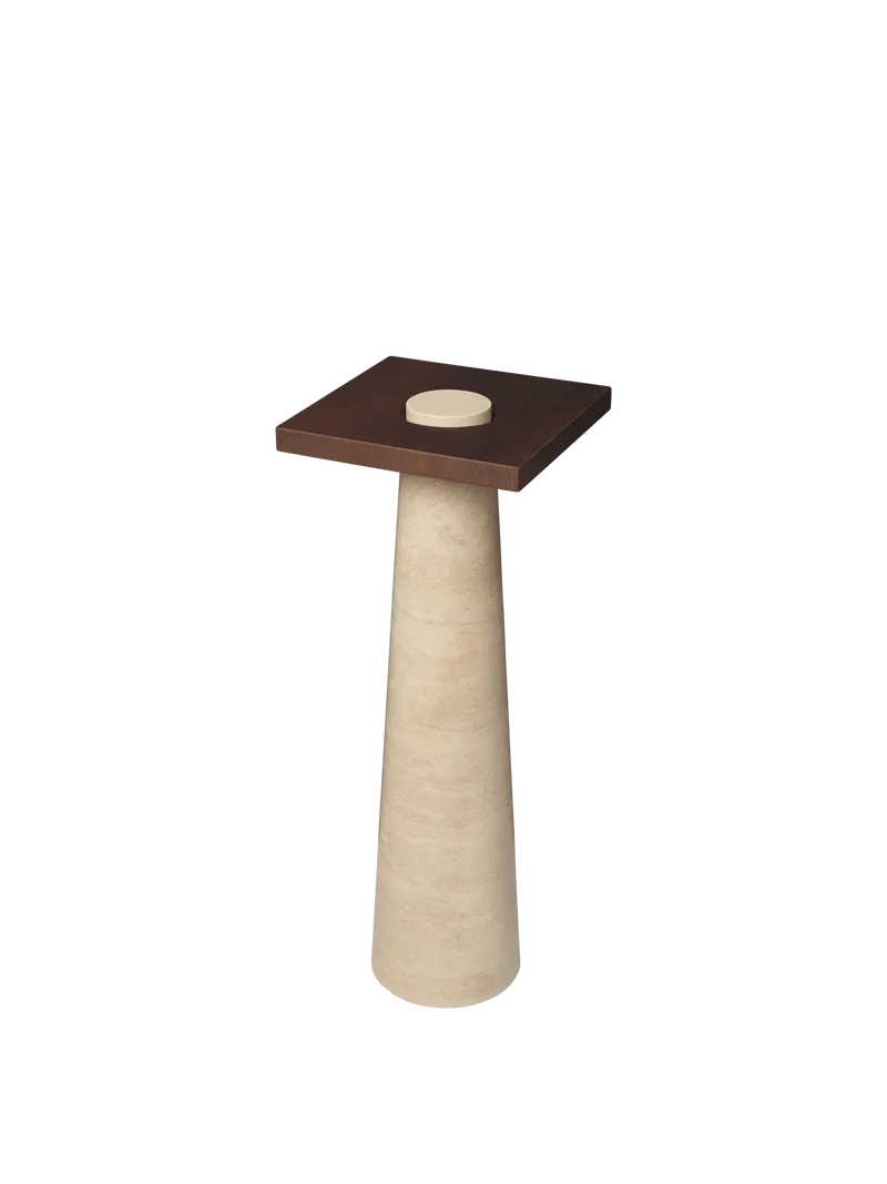 Grova Pedestal - Travertine