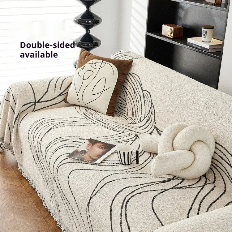 Plaid Canapé Chenille Moderne CHENILO