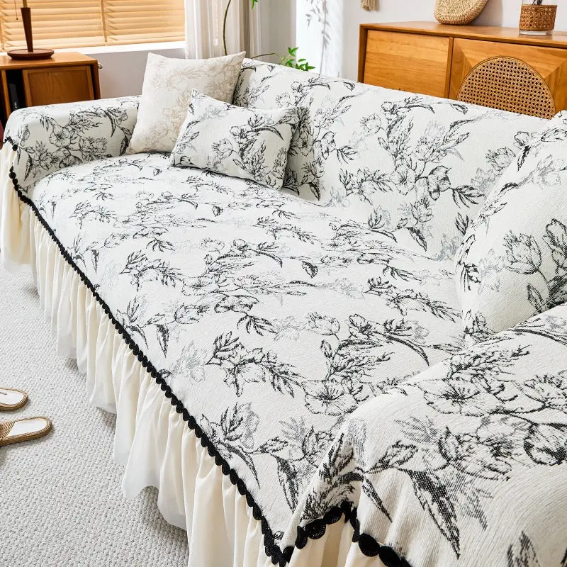 Plaid Canapé Chenille Classique FLOREA