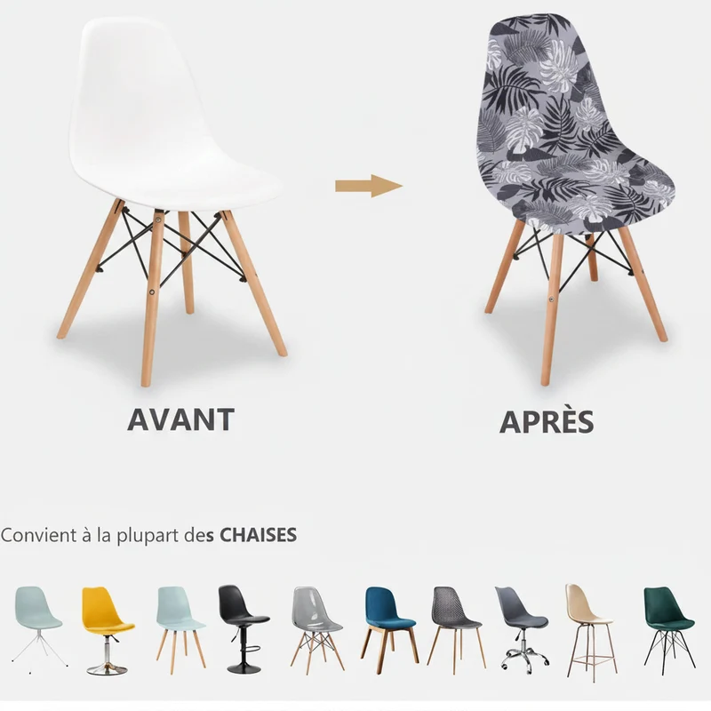 Housse de Chaise Scandinave - Zola