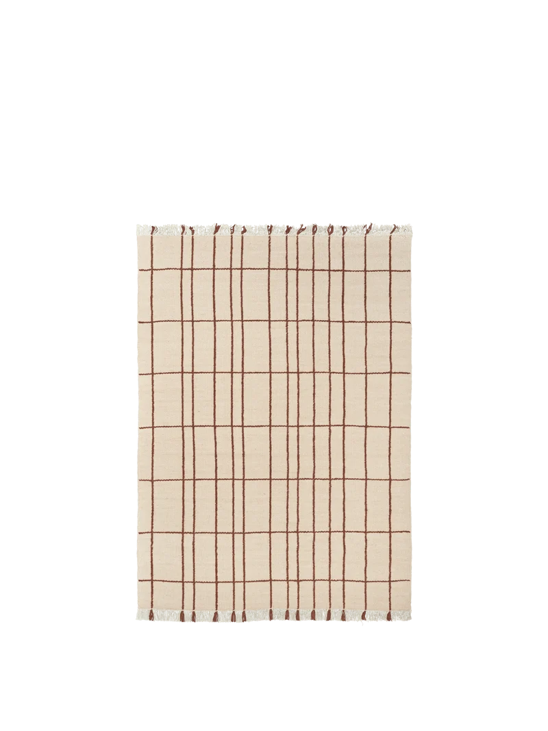 Sen Rug - Parchment/Chestnut
