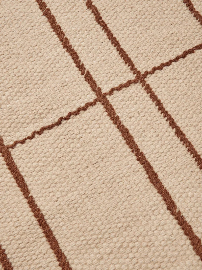 Sen Rug - Parchment/Chestnut