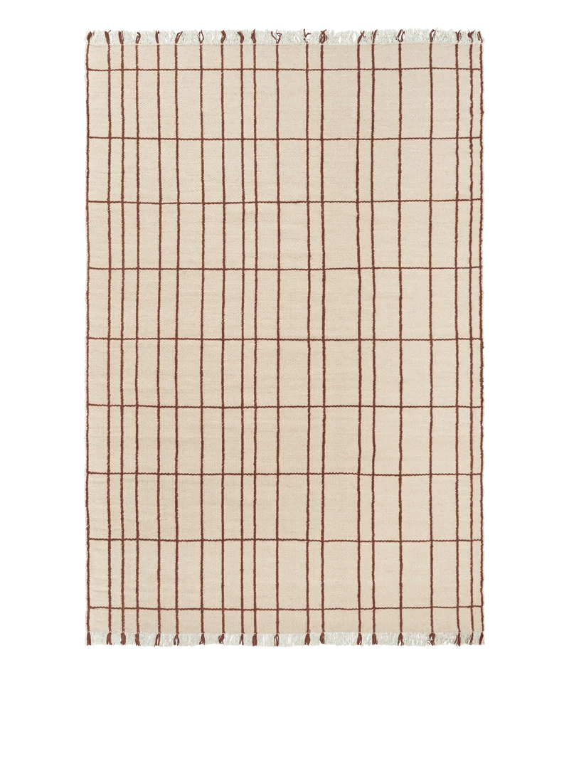 Sen Rug - Parchment/Chestnut