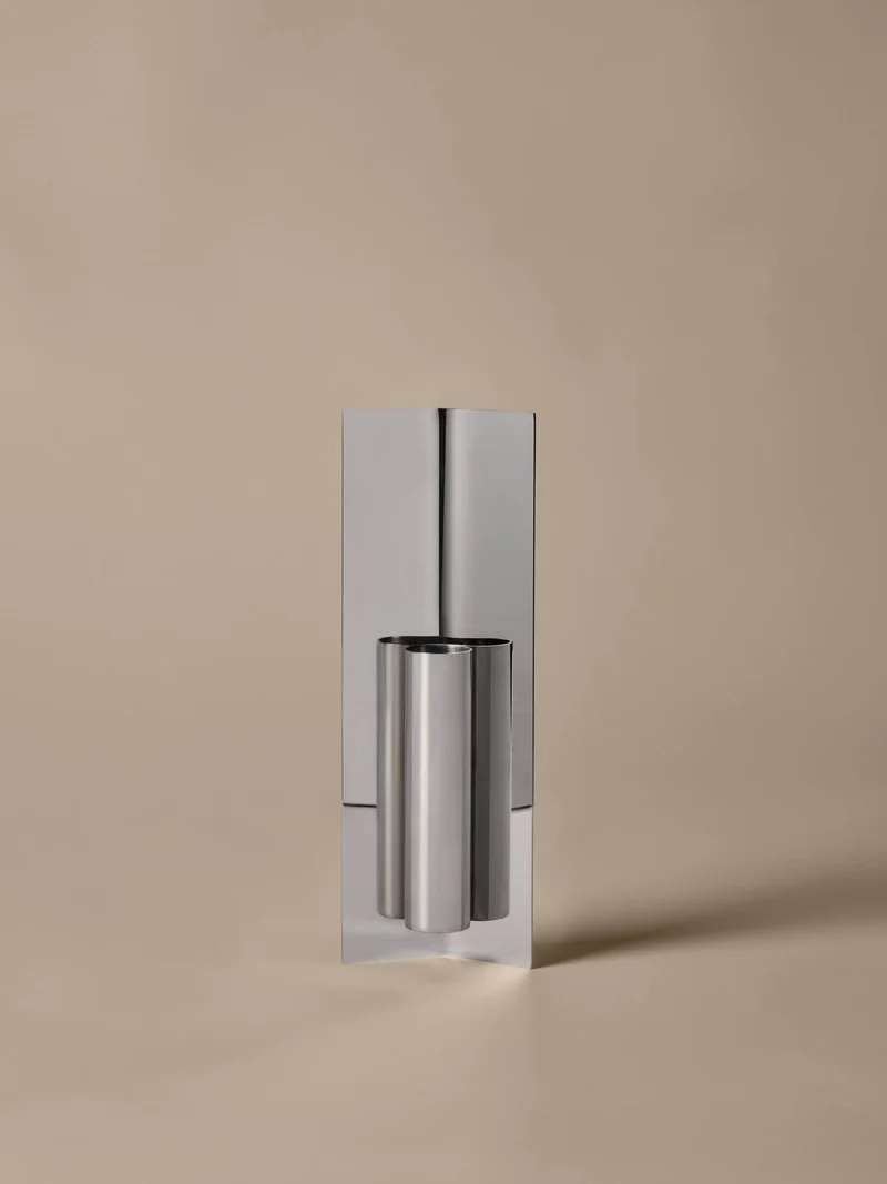 Eddy Wall Vase - Mirror Polished