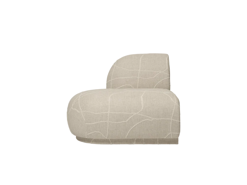 Rico Sofa Open End Left - Can Lis - Sand/Off-White
