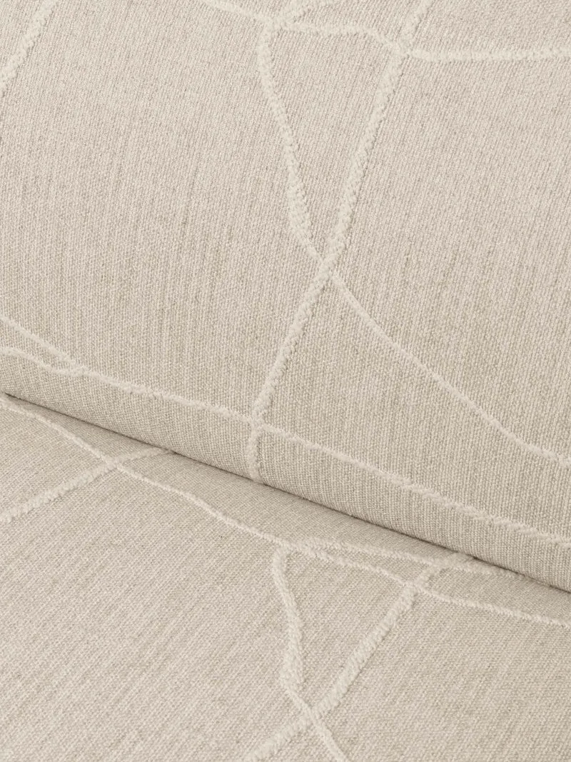 Rico Sofa Open End Right - Can Lis - Sand/Off-White