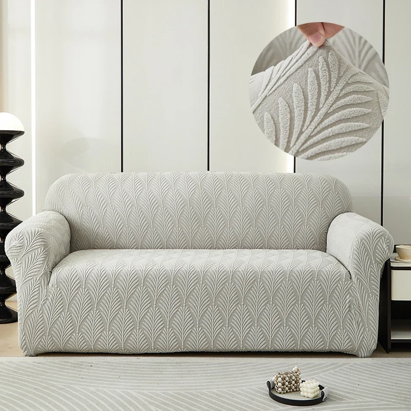 Housse De Canapé Jacquard Lys