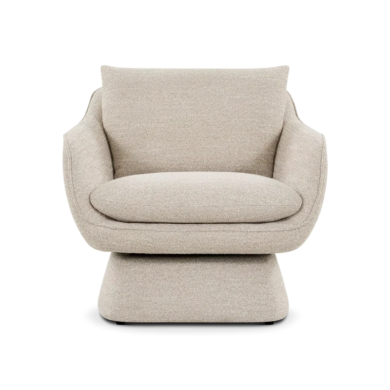 Ovo - Swivel Fabric Armchair