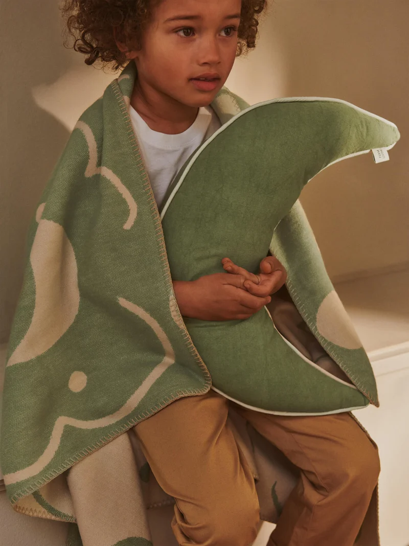 Moon Cushion - Tea Green