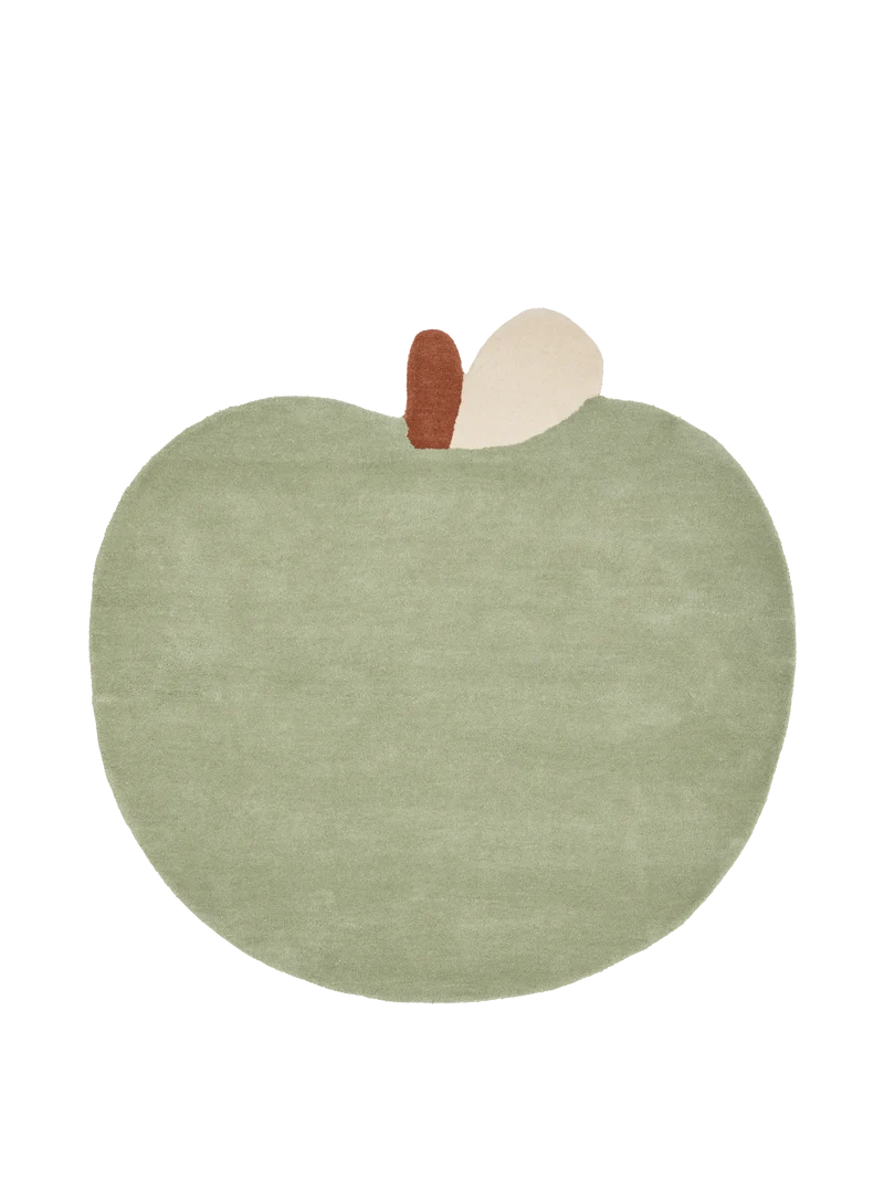 Apple Tufted Rug - Tea Green